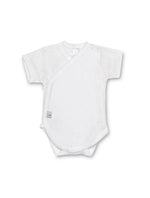 BODY NEONATO INCROCIATO MEZZA MANICA BIANCO MOD. ORSETTO - Nene Shop