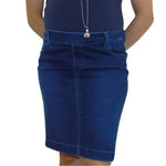 Gonna Premaman Tubino in Jeans - Retro 