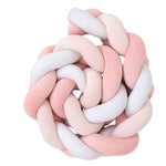 Treccia Paracolpi Lettino - Rosa - Kiokids