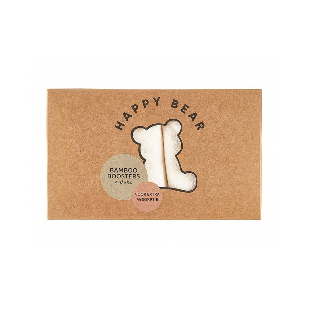 Inserti in Bamboo per Pannolini lavabili - 4 pezzi - Happy Bear