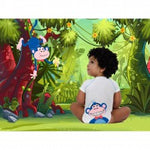 BODY JBIMBI MONOTAGLIA PER NEONATO/BAMBINO IN COTONE 0-36 MESI JUNGLEE "SCIMMIOTTO"