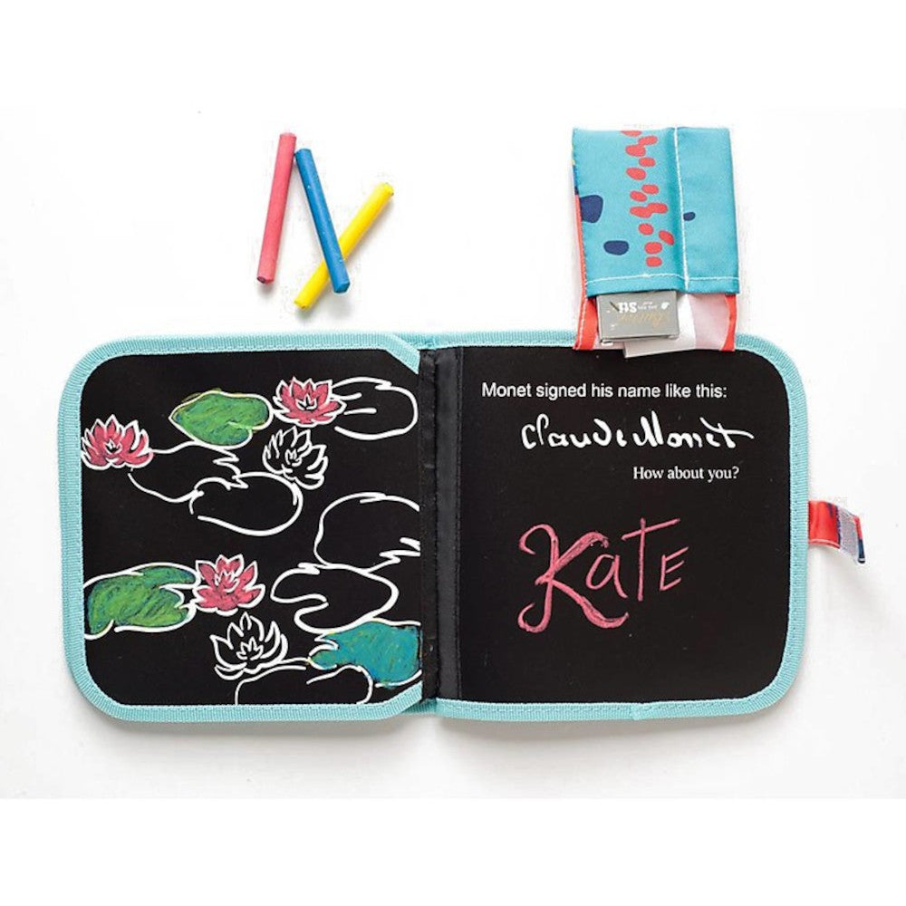 Album da Colorare Riutilizzabile - Grandi Artisti - Monet - Jaq Jaq Bird