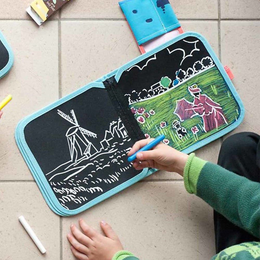 Album da Colorare Riutilizzabile - Grandi Artisti - Monet - Jaq Jaq Bird