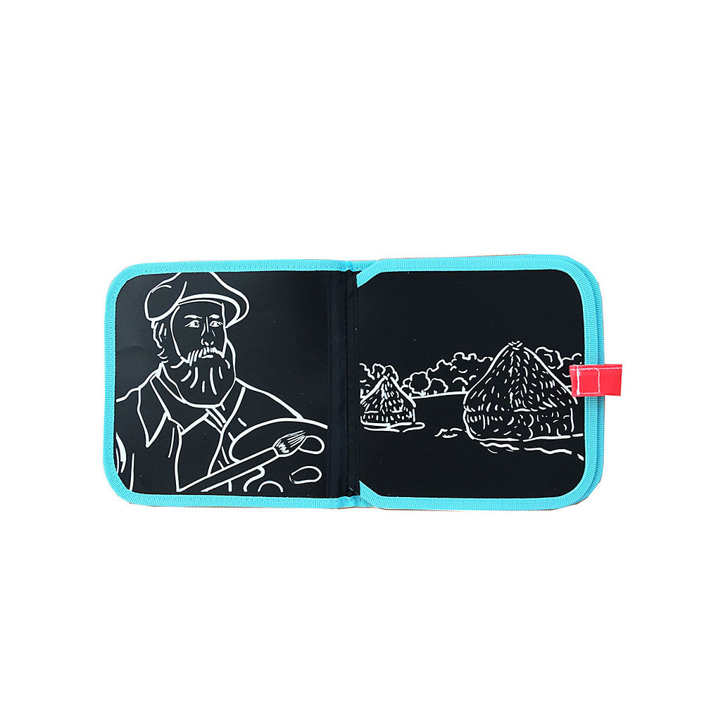 Album da Colorare Riutilizzabile - Grandi Artisti - Monet - Jaq Jaq Bird