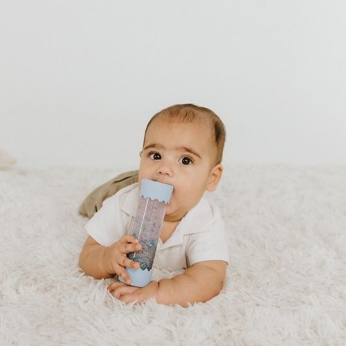 Bottiglia della Calma - Gioco Sensoriale - Azzurra