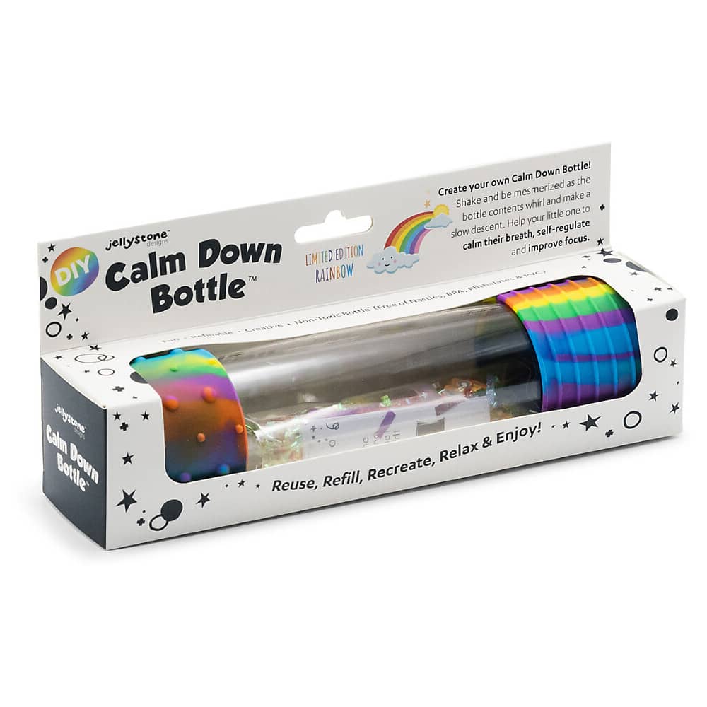 Bottiglia della Calma - Gioco Sensoriale - Arcobaleno
