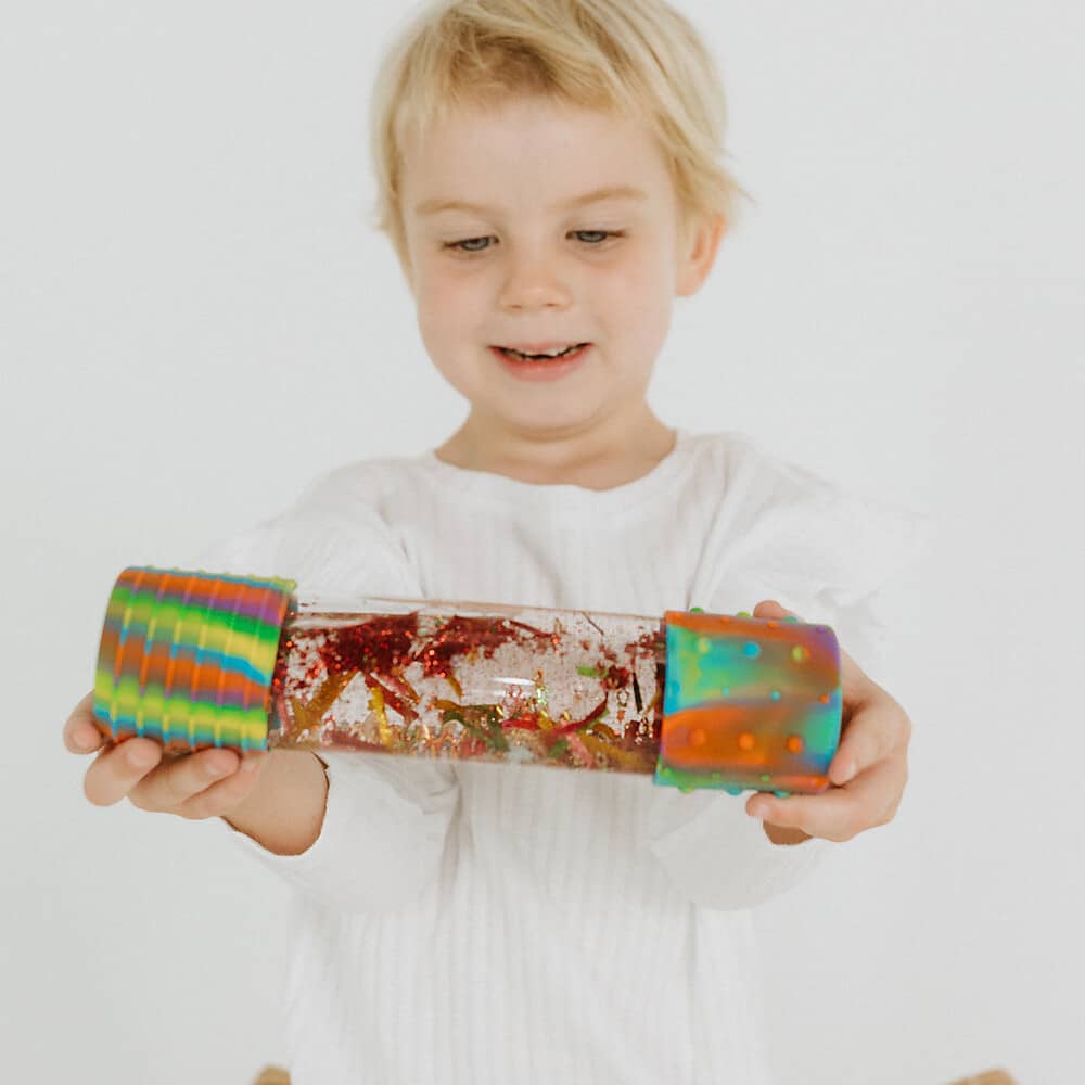 Bottiglia della Calma - Gioco Sensoriale - Arcobaleno