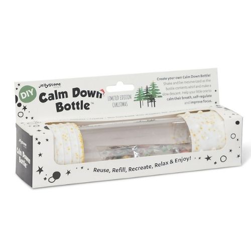 Bottiglia della Calma - Gioco Sensoriale - Bianco