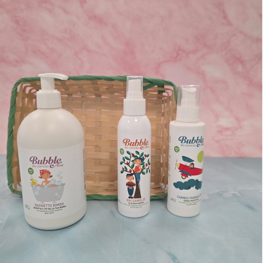 Kit Nascita Bimba 3 Pezzi - Bubble