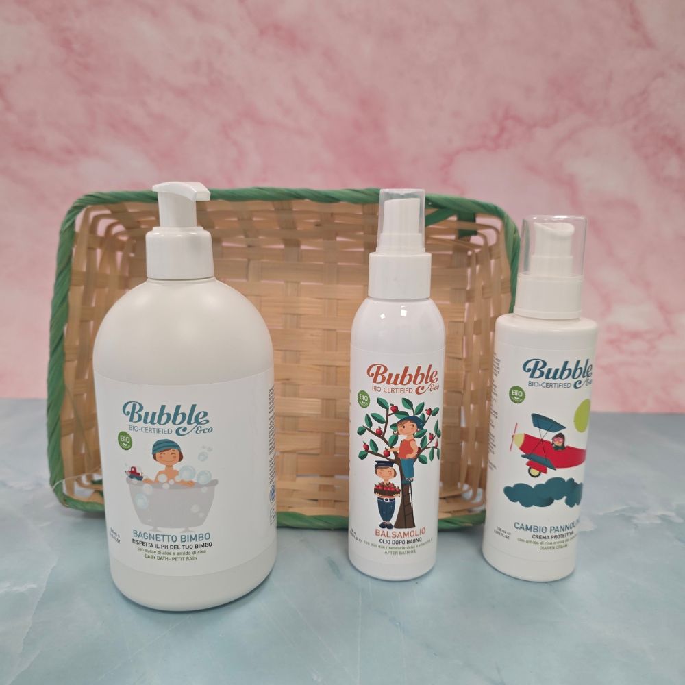 Kit Nascita Bimbo 3 Pezzi Bubble