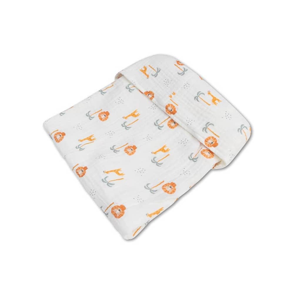 Poncho Neonato Mare in Mussola - Jungle - Swim Essential