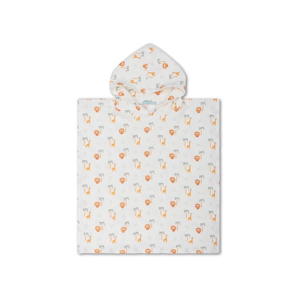 Poncho Neonato Mare in Mussola - Jungle - Swim Essential