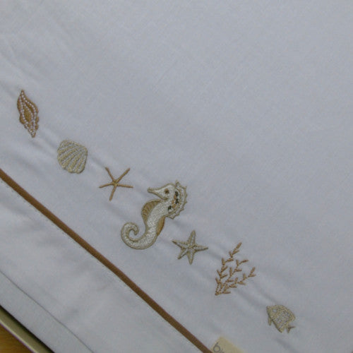 Lenzuola Neonato Culla Carrozzina Next to Me - Oceano