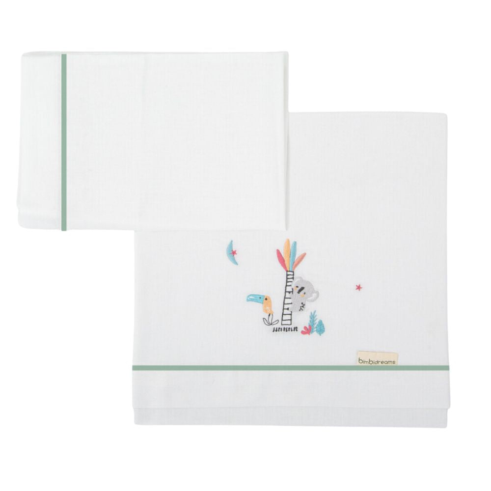 Completo Lenzuola Lettino con Sbarre Neonato - Tucan