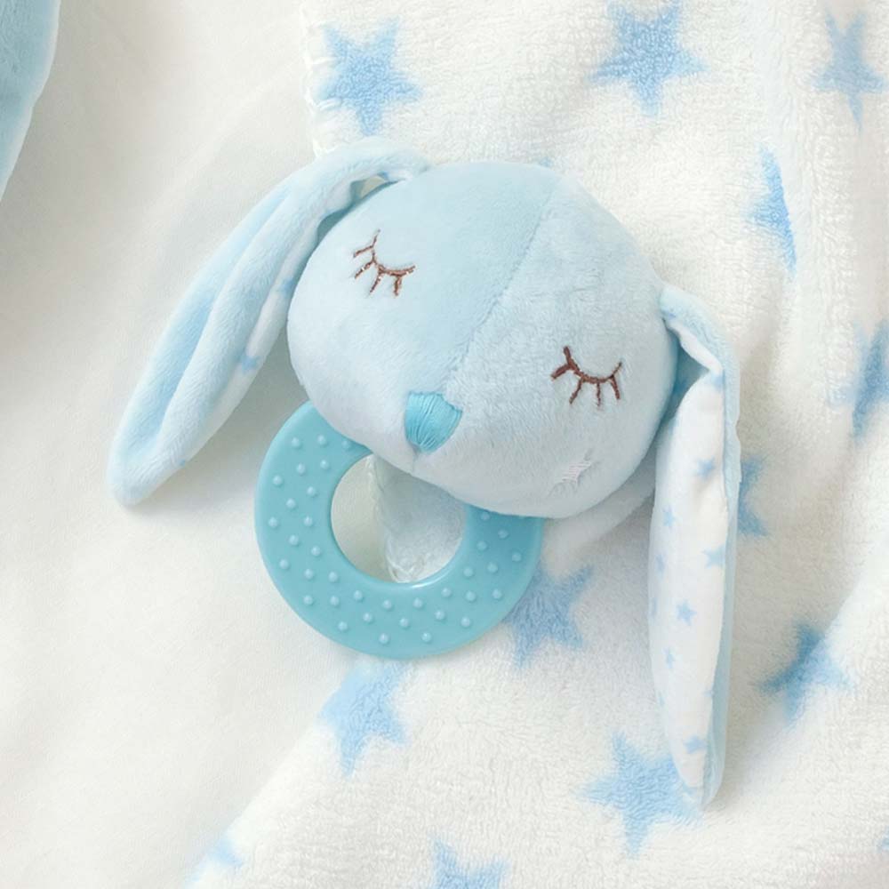 Massaggiagengive Neonato 3 Mesi - Coniglietto Celeste