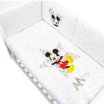 Piumone Sfoderabile e Paracolpi in tessuto stampato - Mickey Mouse Topolino