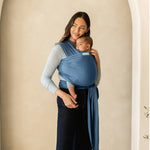 Fascia Porta Bebè - Classic - Moby Wrap - Oceano