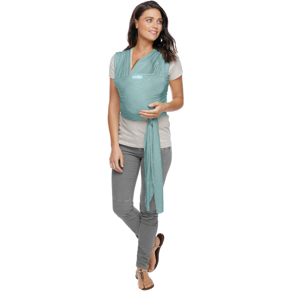 Fascia Porta Bebè - Elements - Moby Wrap - Verde Acqua