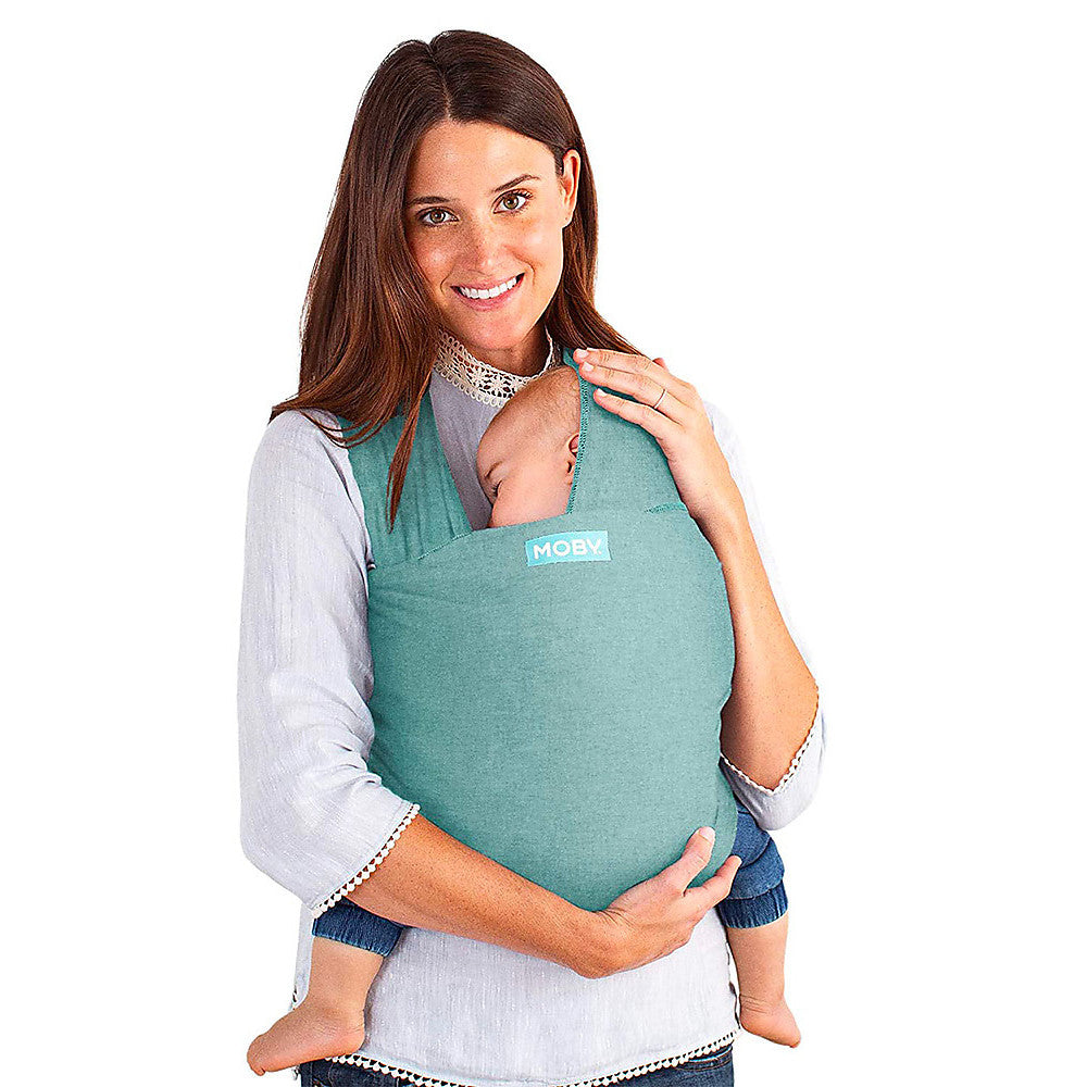 Fascia Porta Bebè - Elements - Moby Wrap - Verde Acqua