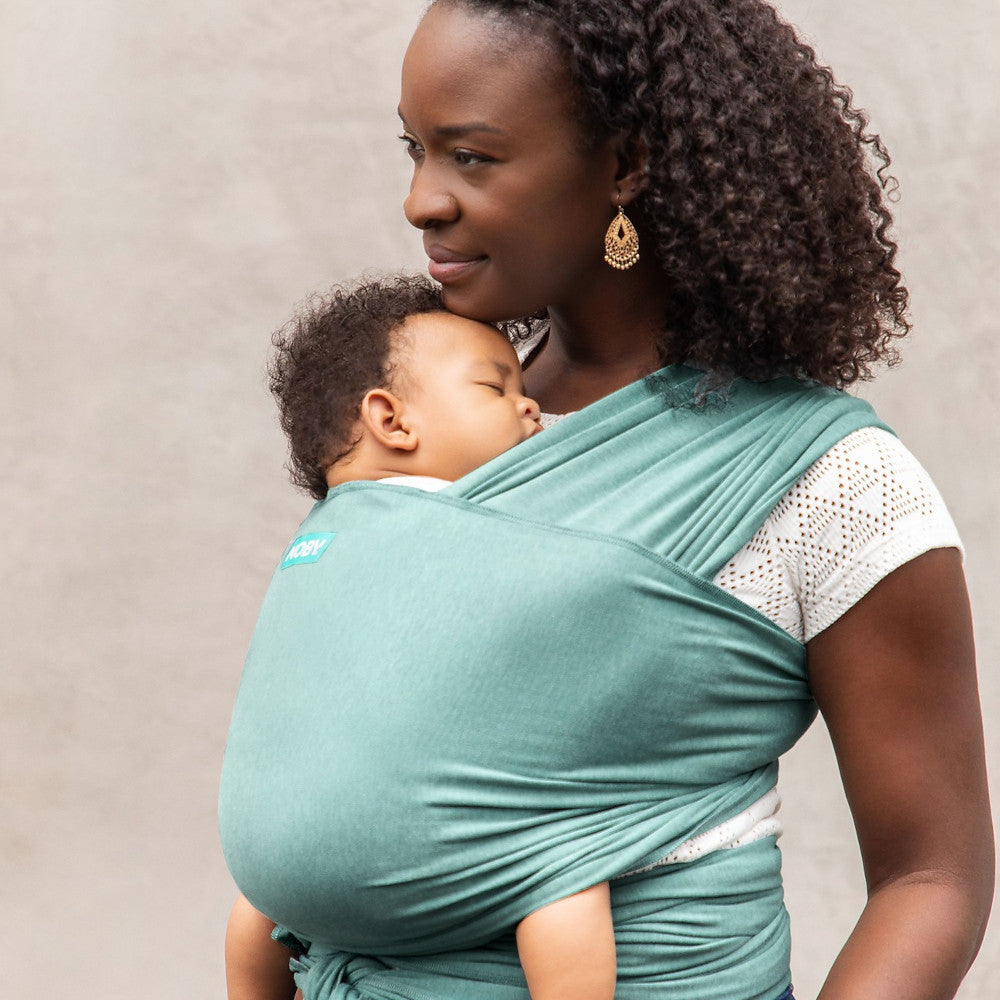 Fascia Porta Bebè - Elements - Moby Wrap - Verde Acqua