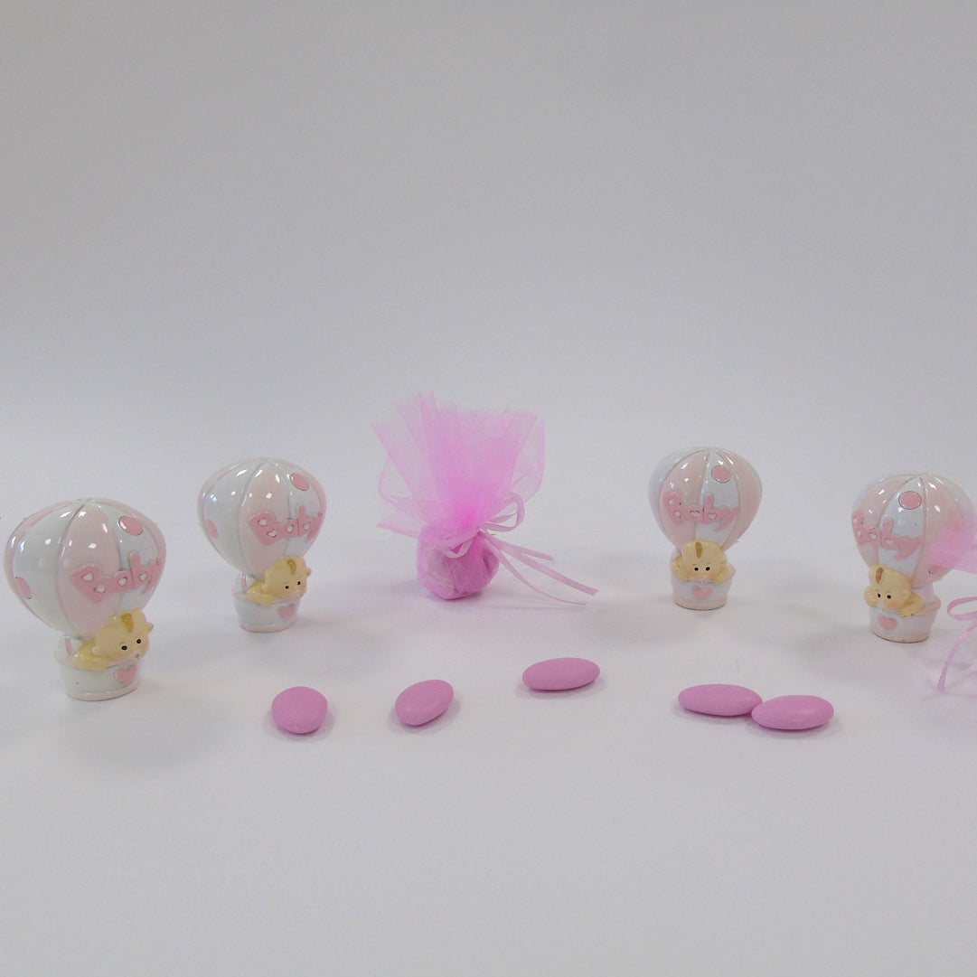 BOMBONIERA NASCITA BATTESIMO MOD. MONGOLFIERE BABY 