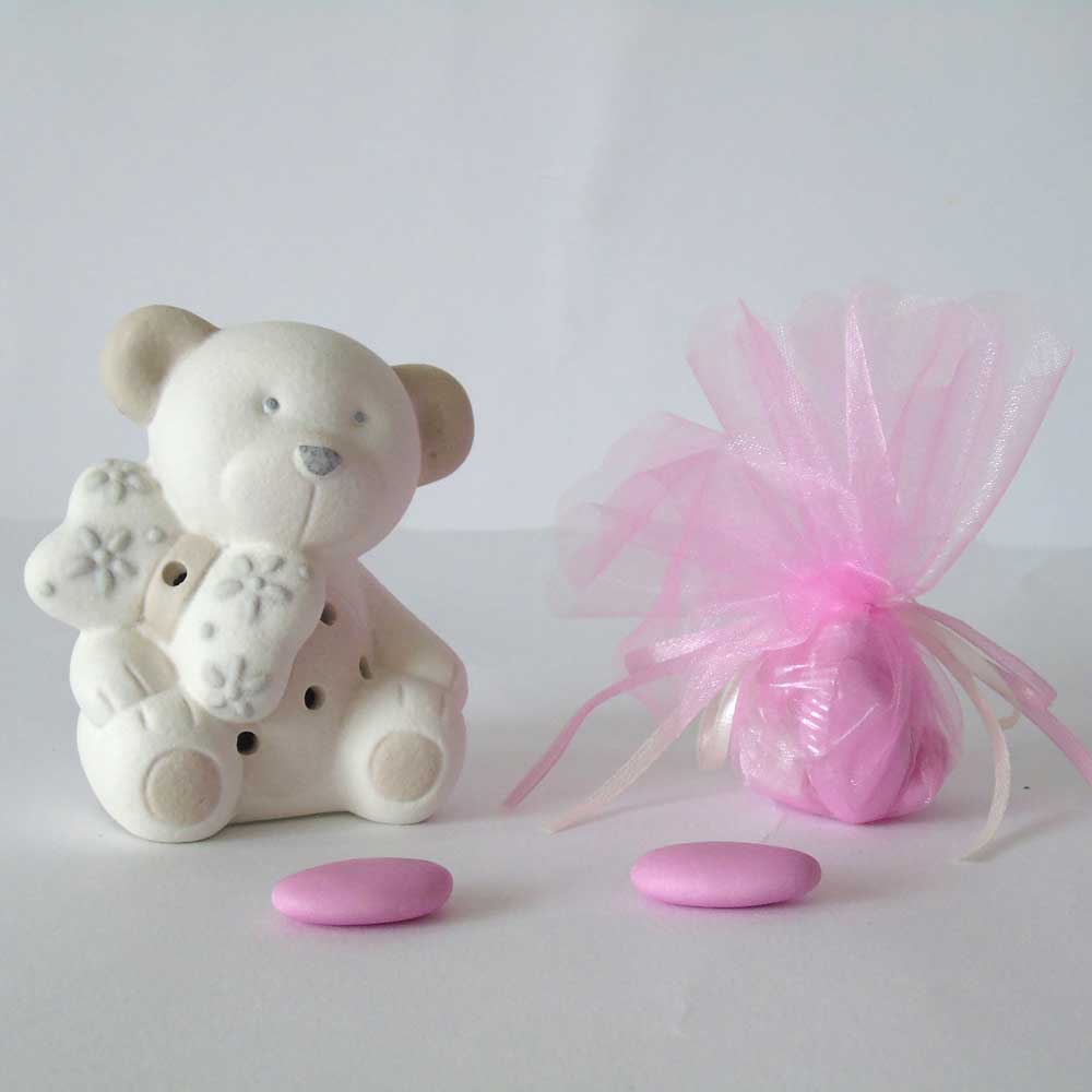 Bomboniera Battesimo Orsetto Con Luce Led - Vendita Online