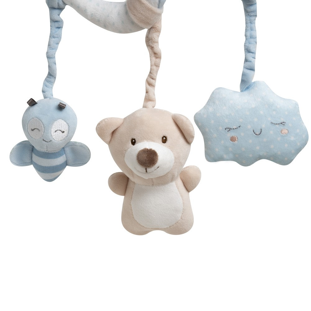Spirale Passeggino per Neonati Orsetto - Celeste - Interbaby