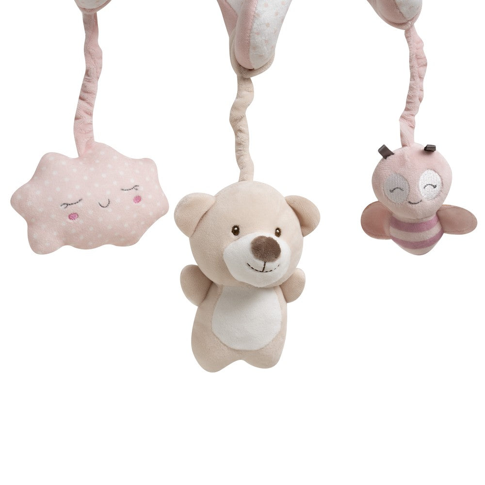 Spirale Passeggino per Neonati Orsetto - Rosa - Interbaby