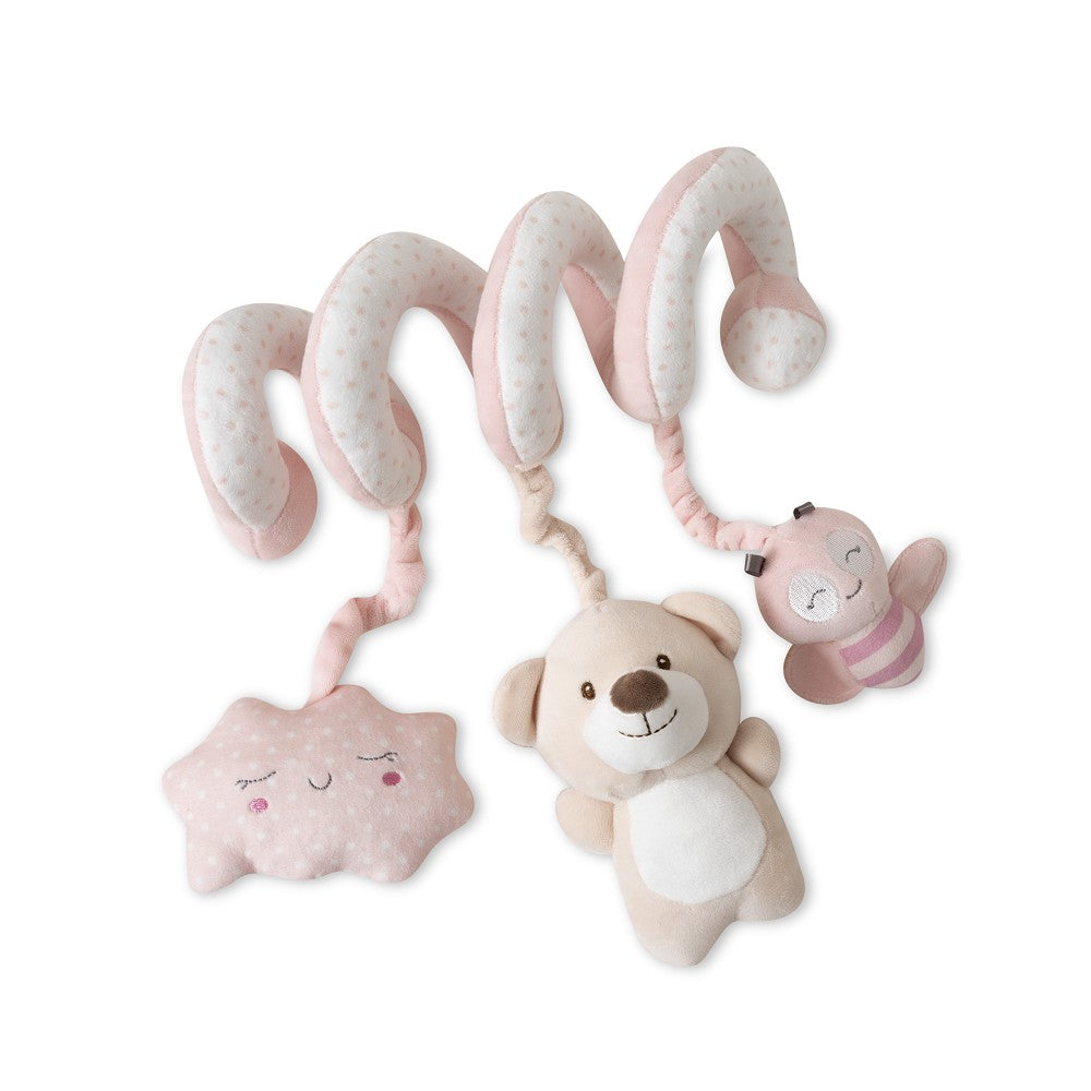Spirale Passeggino per Neonati Orsetto - Rosa - Interbaby