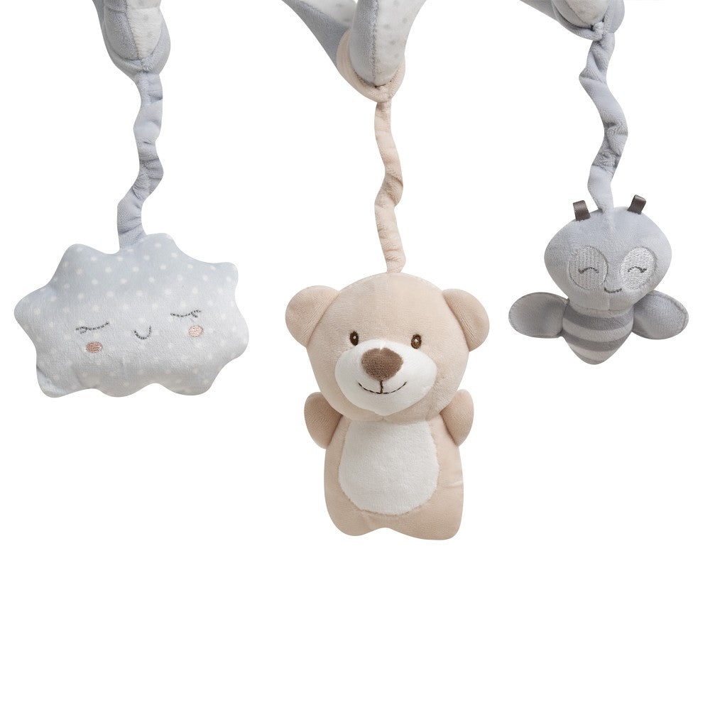 Spirale Passeggino per Neonati Orsetto - Grigio - Interbaby