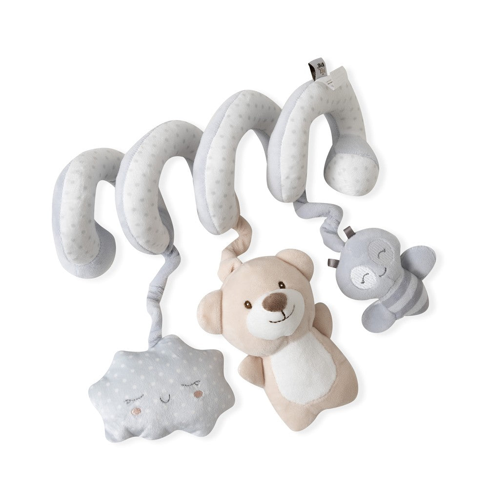 Spirale Passeggino per Neonati Orsetto - Grigio - Interbaby