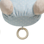 Carillon Culla Passeggino Neonato Peluche Musicale Orsetto Celeste - Interbaby