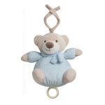 Carillon Culla Passeggino Neonato Peluche Musicale Orsetto Celeste - Interbaby