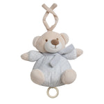 Carillon Culla Passeggino Neonato Peluche Musicale Orsetto Grigio - Interbaby