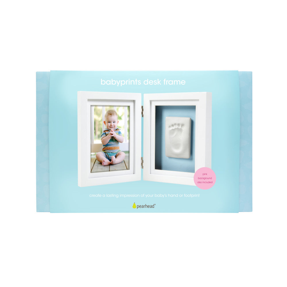 Cornice porta foto da tavolo con impronta - pearhead