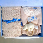 Kit Corredino Nascita Completo in Misto Lana - Gioia