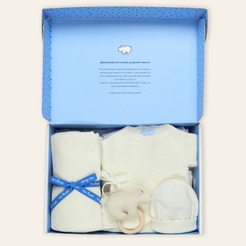 Kit Corredino Neonato Nascita Panna