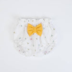 PAGLIACCETTO NEONATA BAMBINA MEZZA MANICA "FIORI" - Culottes