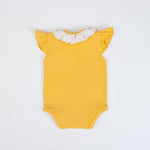 PAGLIACCETTO NEONATA BAMBINA MEZZA MANICA "FIORI" - Retro body