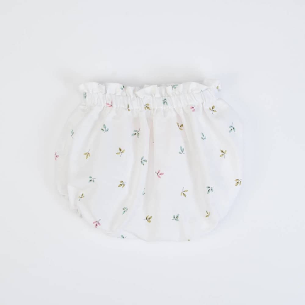 PAGLIACCETTO NEONATA BAMBINA MEZZA MANICA "FIORI" - Retro culottes