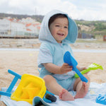 PAGLIACCETTO NEONATO ESTIVO IN COTONE CON CAPPUCCIO 