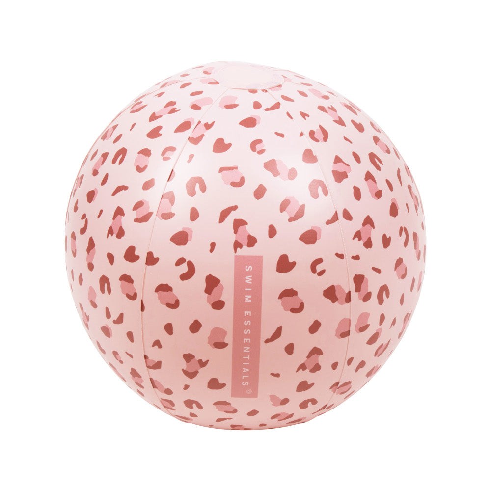 Palla da Spiaggia Bambina Leopardata Rosa - Swim Essential