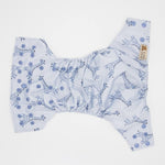 Pannolino Lavabile Ecologico per Neonati - Blue Giraffe