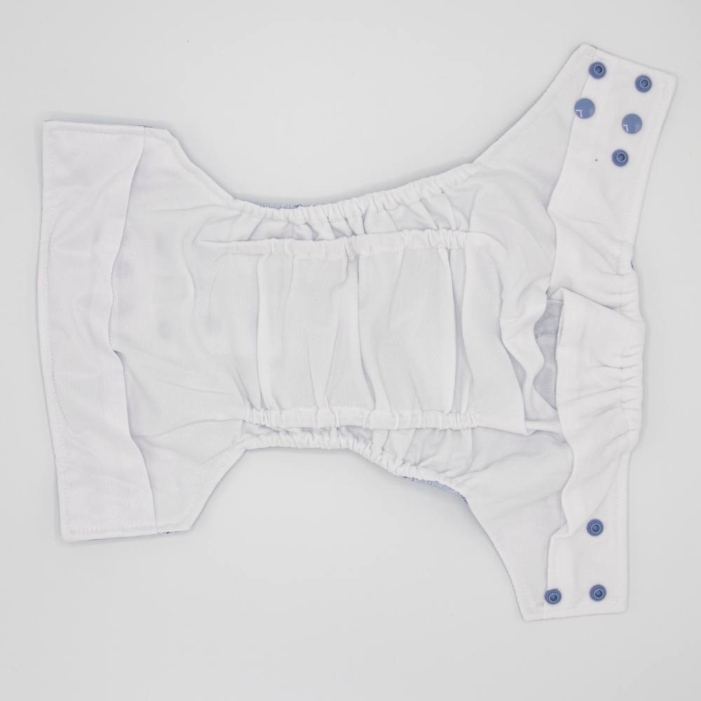 Pannolino Lavabile Ecologico per Neonati - Blue Giraffe