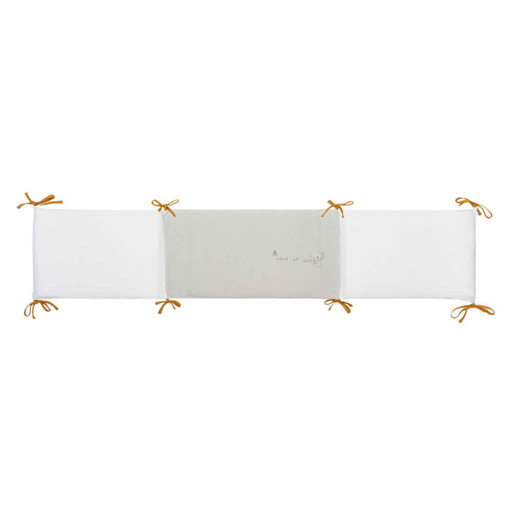 Piumone e paracolpi Lettino con sbarre Sidney