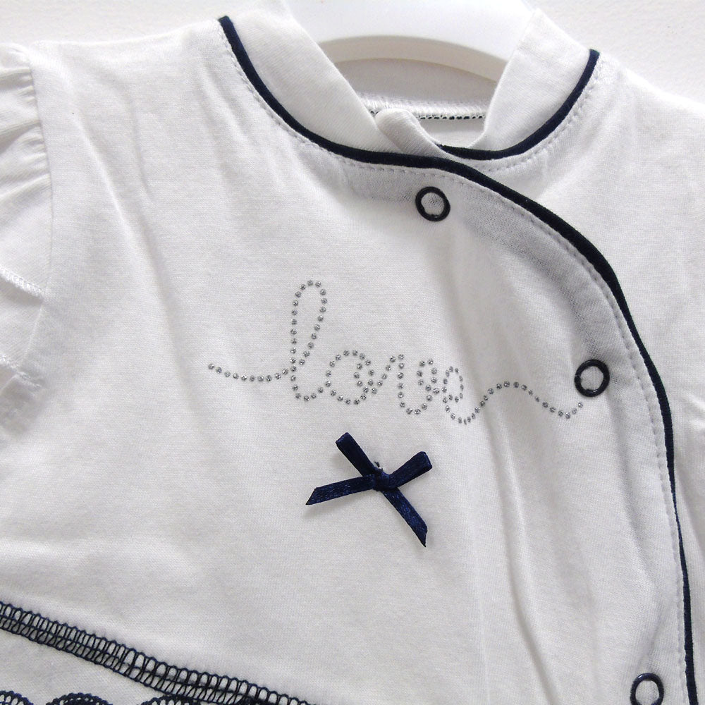 PAGLIACCETTO NEONATA BIMBA ESTIVO IN COTONE STAMPATO