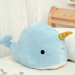 Cuscino Decorativo - Peluche - Balena con Unicorno