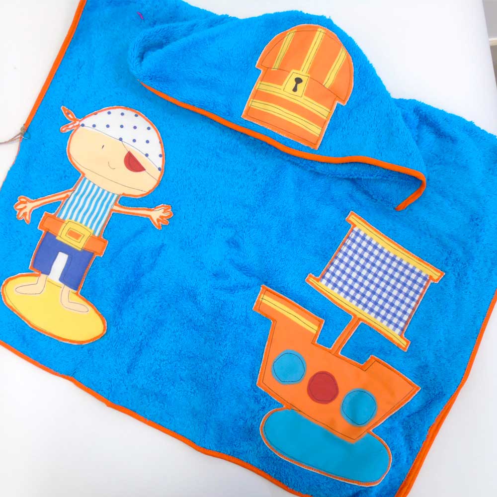 PONCHO ACCAPPATOIO PIRATI - Nene Shop