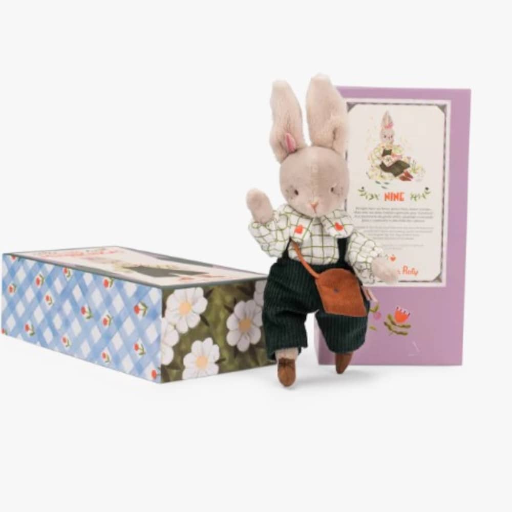 Pupazzo Coniglietto in Cotone 23 cm - Moulin Roty