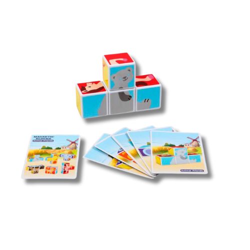 Puzzle Magnetico 3D Cubi Magnetici 25x18 CM